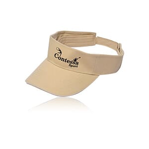 Solid Color Brushed Cotton Sandwich Visors