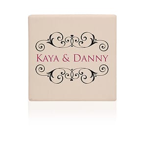 4" Square Ceramic Coasters