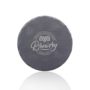 Minack Round Slate Coasters 