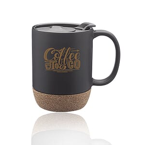 13 oz. Barista Ceramic Mugs with Cork Bottom