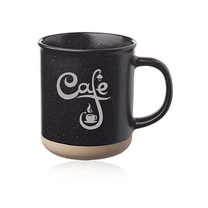 13.5 oz. Aurora Speckled Clay Coffee Mugs