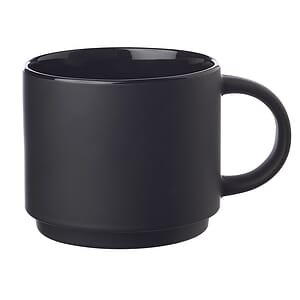 14 oz. Stackable Ceramic Mugs 