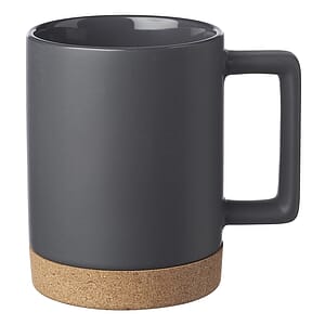 Caldwell 15 oz. Cork Base Ceramic Mugs