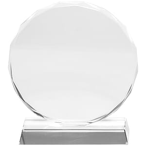 Round Edge Crystal Glass Awards