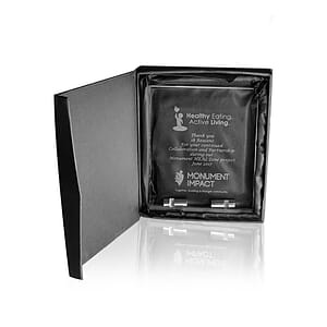 Small Chroma Glass Awards with Double Stand