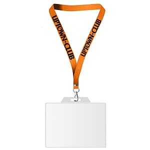 USA Made Dye-Sub Lanyard with Badge Holder