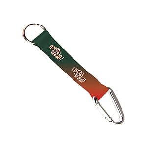 0.75" Dye-Sublimation Carabiner Pocket Lanyard