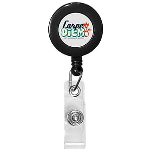 Retractable Badge Reel with Rotating Bull Dog Clip