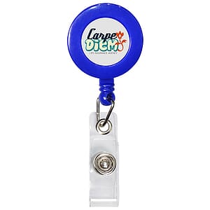 Retractable Badge Reel with Rotating Bull Dog Clip