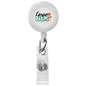 Retractable Badge Reel with Rotating Bull Dog Clip