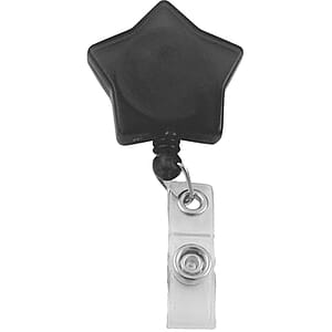 Star Shaped Retractable Badge Reel with Belt Clip