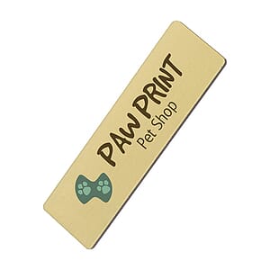 3" x 1" Digitally Printed Name Badge