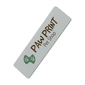 3" x 1" Digitally Printed Name Badge