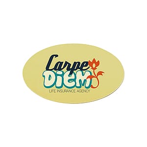 3" x 2" Plastic Name Badge