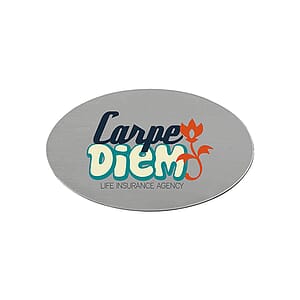 3" x 2" Plastic Name Badge