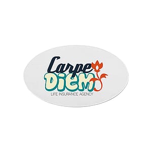 3" x 2" Plastic Name Badge