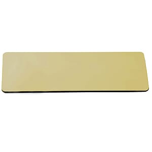 3" x 1" Metal Name Badge