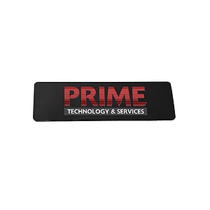 3" x 1" Metal Name Badge