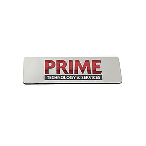 3" x 1" Metal Name Badge