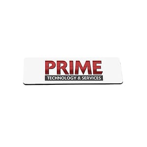 3" x 1" Metal Name Badge