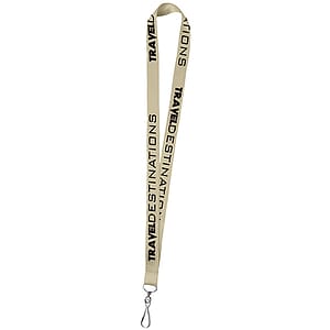 0.75" Polyester Silkscreen Lanyard
