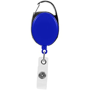 Oval Carabiner Retractable Badge Reel