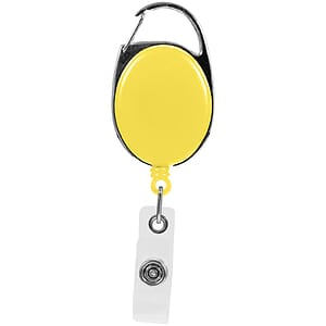 Oval Carabiner Retractable Badge Reel