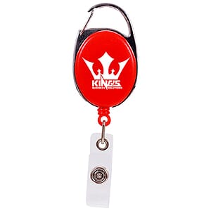 Oval Carabiner Retractable Badge Reel