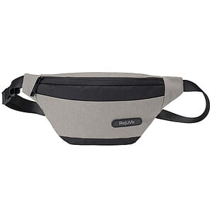 RejuVe® Recycled MILANO Modern Two-Tone Waist Fanny Pack