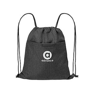 RejuVe X-PAK Recycled Heather Drawstring Bag
