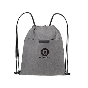 RejuVe X-PAK Recycled Heather Drawstring Bag