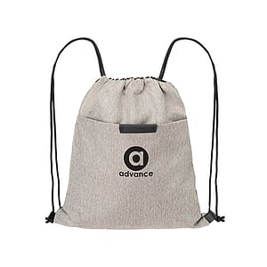 RejuVe X-PAK Recycled Heather Drawstring Bag