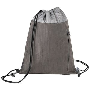 RejuVe MOTO Recycled Heather Drawstring Bag
