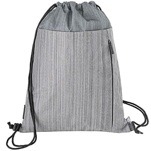 RejuVe MOTO Recycled Heather Drawstring Bag