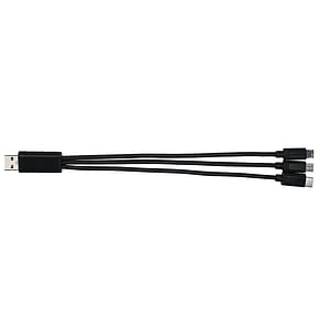 Metallic 3-in-1 Charging Cable