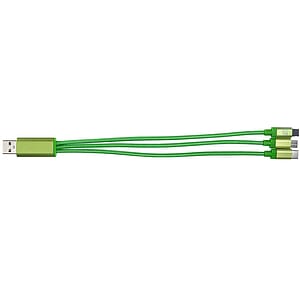 Metallic 3-in-1 Charging Cable