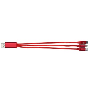 Metallic 3-in-1 Charging Cable