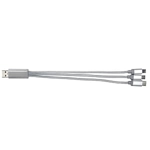 Metallic 3-in-1 Charging Cable