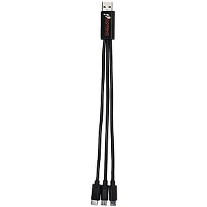 Metallic 3-in-1 Charging Cable