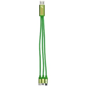 Metallic 3-in-1 Charging Cable