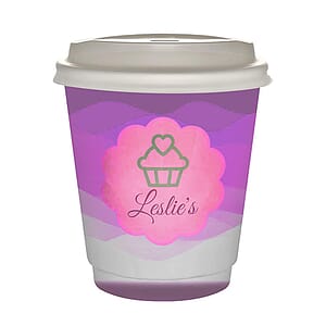 10 oz. Full Color Insulated Paper Cup With Lid