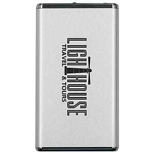 3000 mAh UL Certified Aluminum Slim Power Bank