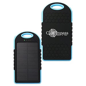 4000mAh Water Resistant Solar Power Bank