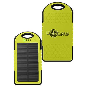 4000mAh Water Resistant Solar Power Bank