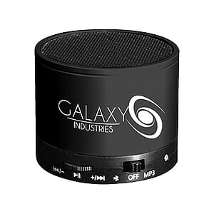 Circular Pocket Bluetooth Steel Speaker