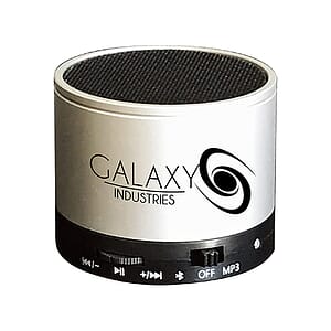 Circular Pocket Bluetooth Steel Speaker