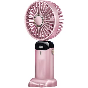 Rechargeable Digital Display Folding USB Fan