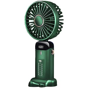 Rechargeable Digital Display Folding USB Fan