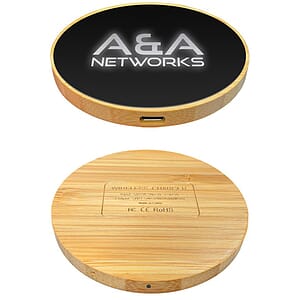 10W Wireless Bamboo Charging Pad