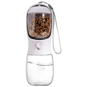 10 oz Pet Water Bottle with Food Container